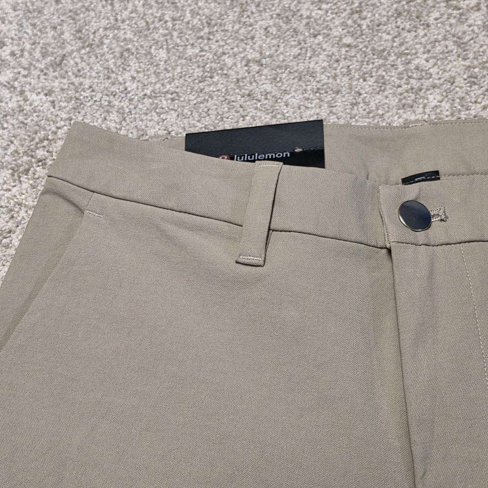 lululemon ABC Pants Mens 30 Stone Khaki Slim Fit Trouser Versa Twill LM5B67S - Picture 4 of 10